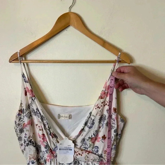 Altar'd State Avani Floral High Low Ruffle Maxi Long Dress Size Large - Picture 9 of 10